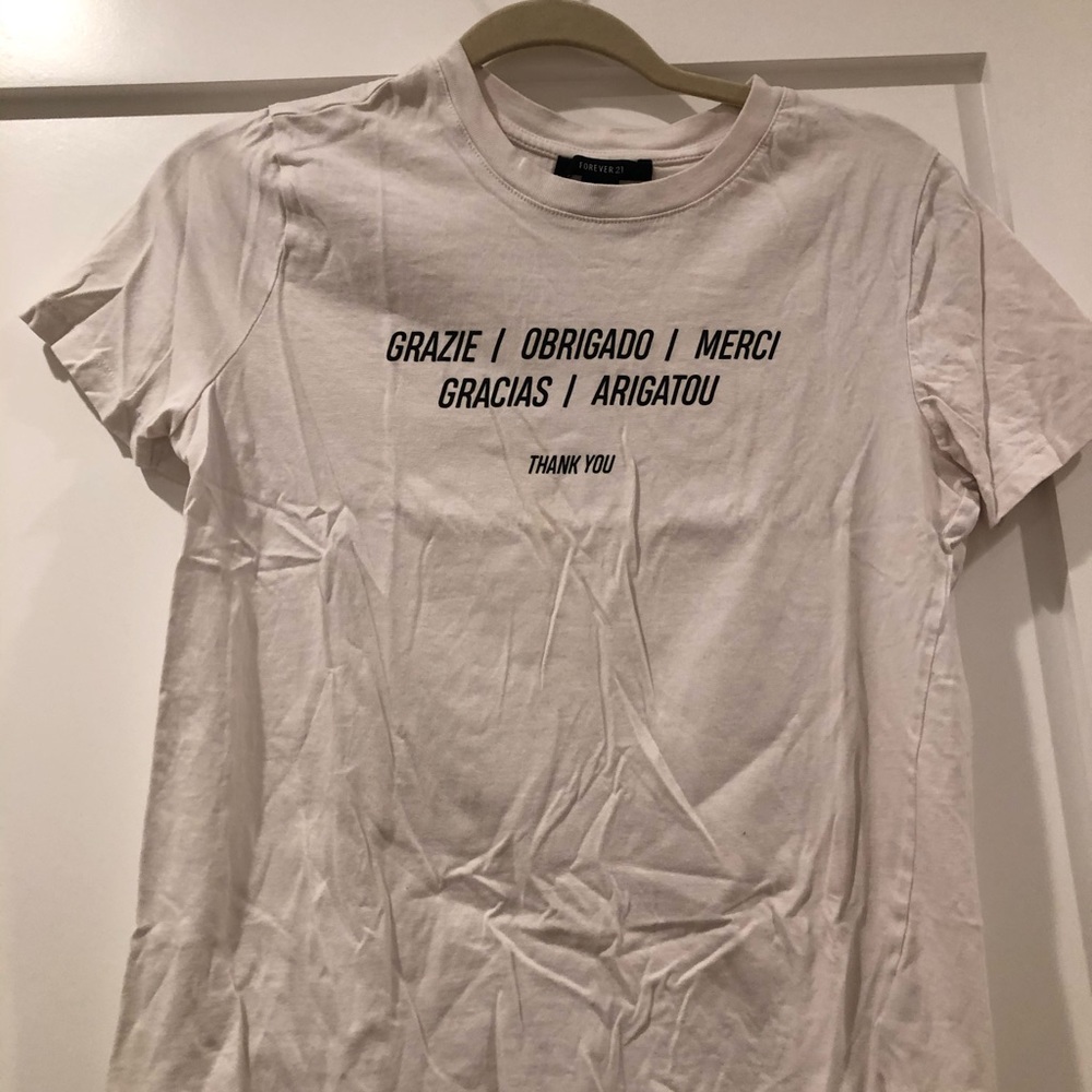 Forever 21 Thank You Tee